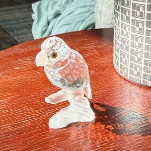Swarovski Crystal Parrot figurine from the "Up in the Trees" collection